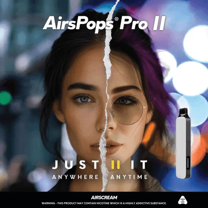 Airscream Airspops Pro II 氣泡2代主機|1000mAh/5-18W|註油式空倉煙彈:圖片 3