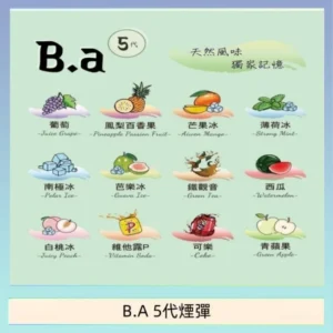 B.A 5代電子煙煙彈專用煙彈